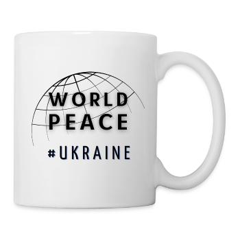 Symbole de la paix mondiale Paix mondiale Ukraine Russie - Mug blanc - blanc - Droite