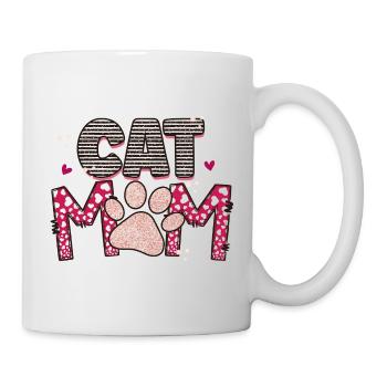 Cat Mom - Mug - white - Right