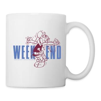 Astérix & Obélix Haut Les Mains Week-end - Mug blanc - blanc - Droite