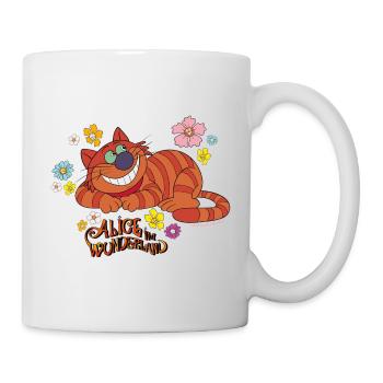 Alice Pays Des Merveilles Chat Cheshire Jardin - Mug blanc - blanc - Droite