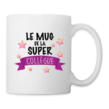 Mug collègue Femme Cadeau Original et Cool - Mug blanc - blanc - Droite