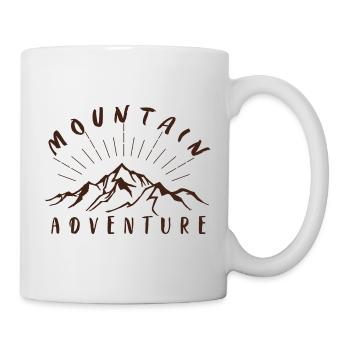 Aventure en montagne - Mug blanc - blanc - Droite