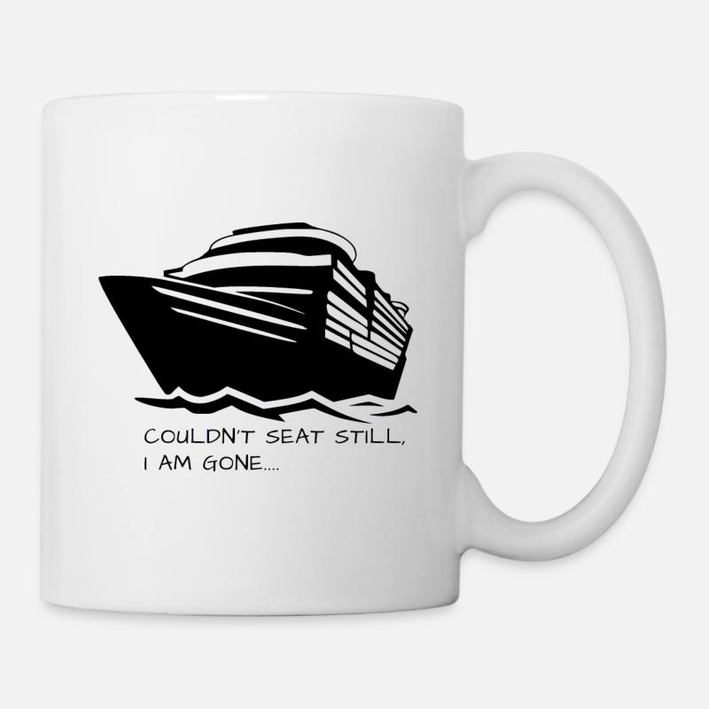 CROISIÈRE Je suis parti - Mug blanc - blanc