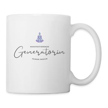 Human Design "Manifestierende Generatorin" - Tasse - Weiß - Rechts