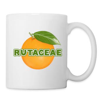 Rutaceae - Orange - Gartenfreunde - Bio - Tasse - Weiß - Rechts