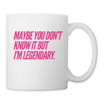 Peut-être que vous ne le savez pas MAIS je suis légendaire NOUVEAU Design - Mug blanc - blanc - Droite