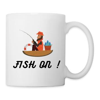 JOUR DE PÊCHE - Mug blanc - blanc - Droite