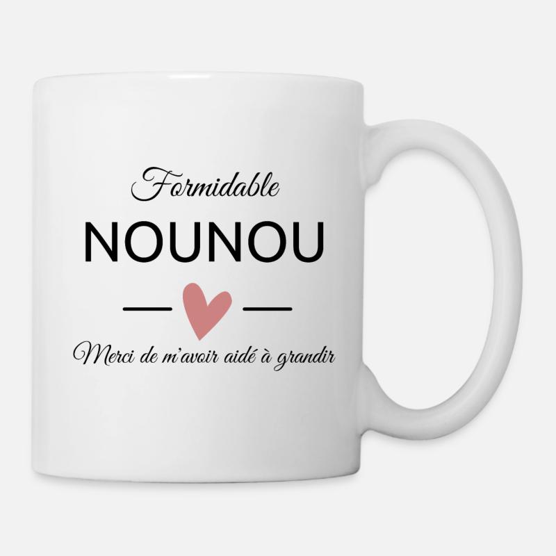 Nounou Formidable - Mug blanc - blanc