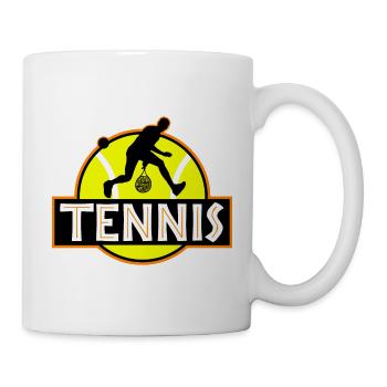 Tennis Tennis ball Tennis player - Mug - white - Right