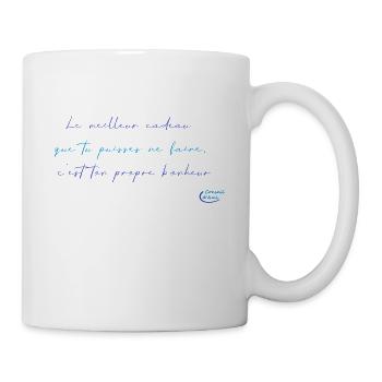 19 - Bonheur - Mug blanc - blanc - Droite