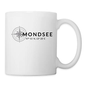 Mondsee im österreichischen Salzkammergut - Tasse - Weiß - Rechts