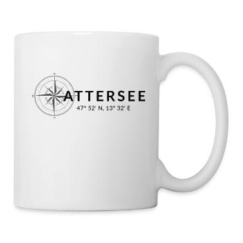 Attersee im österreichischen Salzkammergut - Tasse - Weiß - Rechts