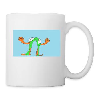 Grenouille gymnaste - Mug blanc - blanc - Droite