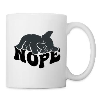 Bulldog Nope - Mug blanc - blanc - Droite