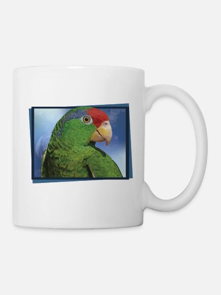 Der Tamaulipas-Papagei - Tasse - Weiß