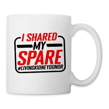 J’ai partagé mon #LivingKidneyDonor 5 - Mug blanc - blanc - Droite