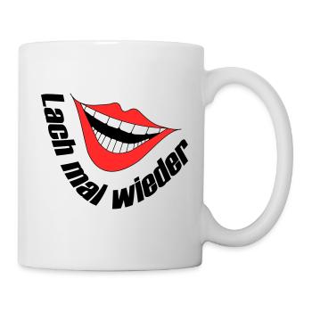 Lach mal wieder - Tasse - Weiß - Rechts