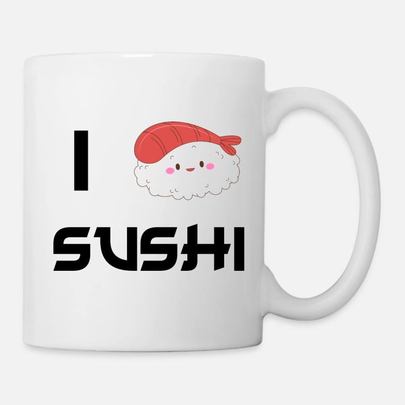 J’adore les sushis - Mug blanc - blanc