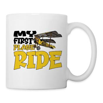 My First Plane Ride 48 - Mug - white - Right