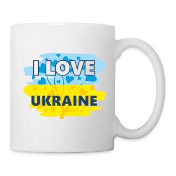 I love Ukraine - Mug - white - Right