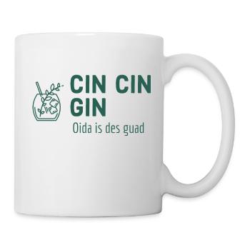 Cin Cin Gin - Tasse - Weiß - Rechts