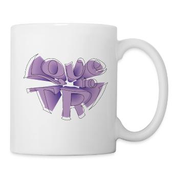 Love to TRI - Mug - white - Right
