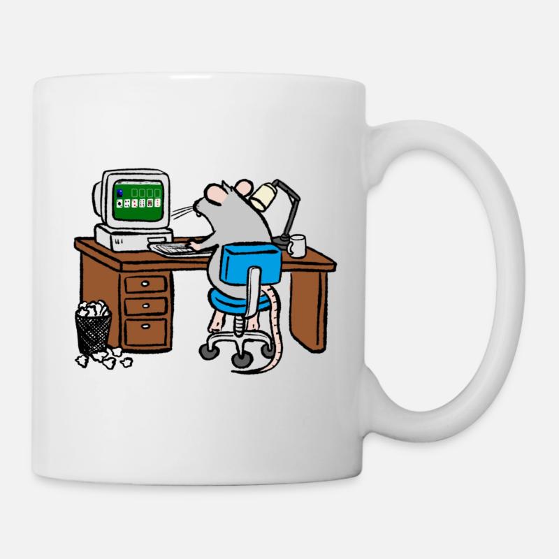 Working hard - Mug - white