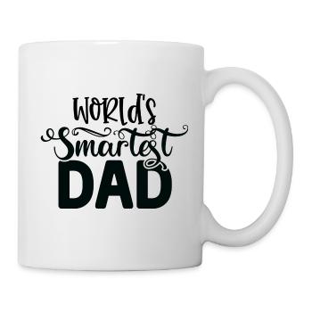 World's Smartest Dad - Mug - white - Right