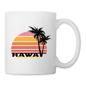 Hawaii dream beach - Tasse - Weiß - Rechts
