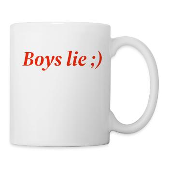 Boys lie - Mug - white - Right