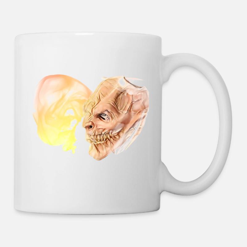 Krampus Percht Teufel 2320 - Tasse - Weiß