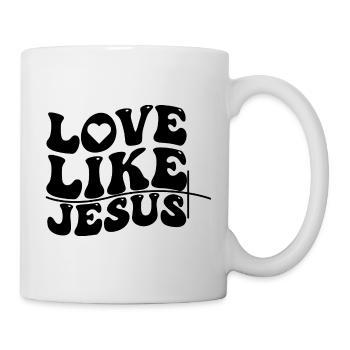 Aimer comme Jésus - Mug blanc - blanc - Droite