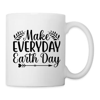 Make Everyday Earth Day - Mug - white - Right