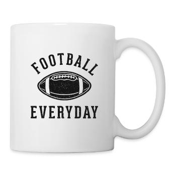 American Football Every Day Quote Gift - Mug - white - Right