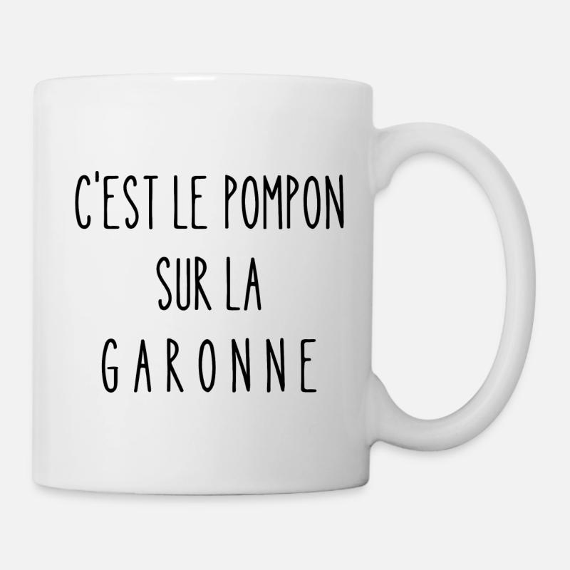 le pompon sur la garonne - Mug blanc - blanc