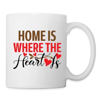 Home Is Where The Heart Is - Mug - white - Right