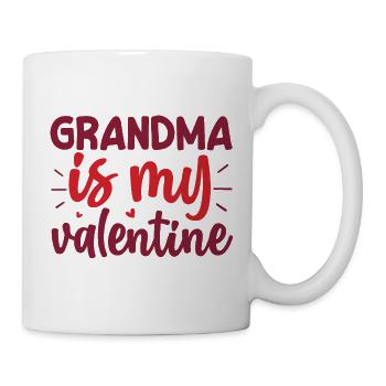 Grandma Is My Valentine - Mug - white - Right