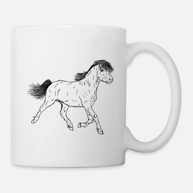 Horse - Mug - white