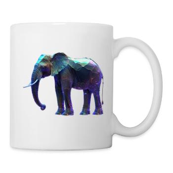 Elephant iriscent I - Mug - white - Right