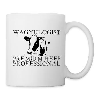 Wagyulogist, Professionnel du bœuf haut de gamme 2 - Mug blanc - blanc - Droite