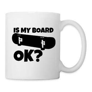 Les patineurs sont comme, est-ce que ma planche va bien 3 - Mug blanc - blanc - Droite
