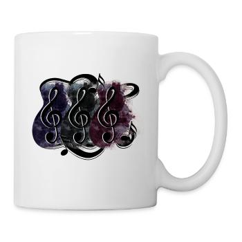 Guitar clef - Mug - white - Right