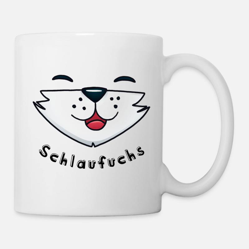 Schlaufuchs - smart - schlau - clever - Tasse - Weiß