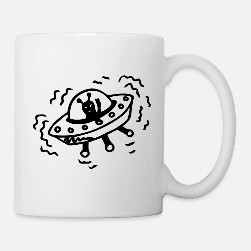 Alien Ufo Science Fiction - Tasse - Weiß