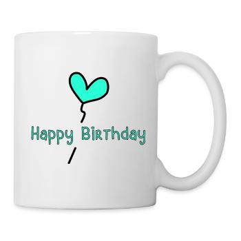 JAHRESTAG. ALLES GUTE ZUM GEBURTSTAG!. ALLES GUTE ZUM GEBURTSTAG!. - Tasse - Weiß - Rechts