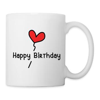 JAHRESTAG. ALLES GUTE ZUM GEBURTSTAG!. ALLES GUTE ZUM GEBURTSTAG!. - Tasse - Weiß - Rechts