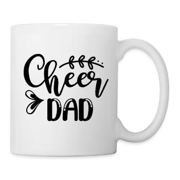 Encouragez papa - Mug blanc - blanc - Droite