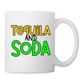 Tequila And Soda 2 - Tasse - Weiß - Rechts