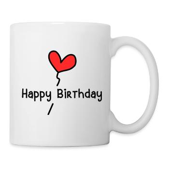 HAPPY BIRTHDAY. JOYEUX ANNIVERSAIRE. ANNIVERSAIRE. - Mug blanc - blanc - Droite