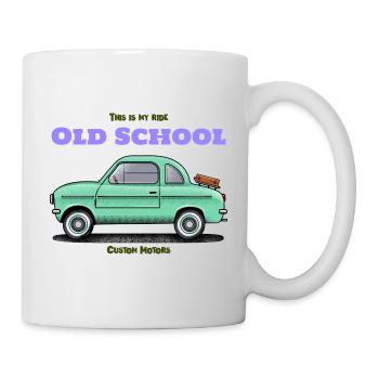 OLD Classic Car Lovers i love my car - Tasse - Weiß - Rechts